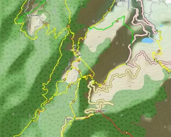 Tramos de senderos en La Gomera